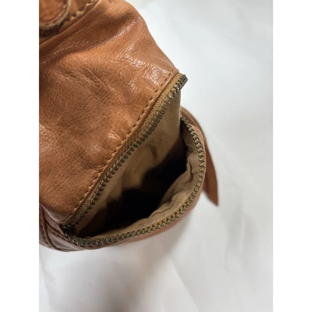 Frye & Co. Jolie Washed Leather Hobo Bag Boho Retro Cottagecore Prairie Country